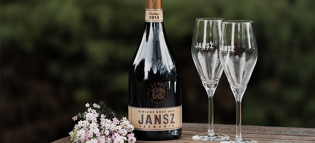 Jansz Tasmania bottles and glasses